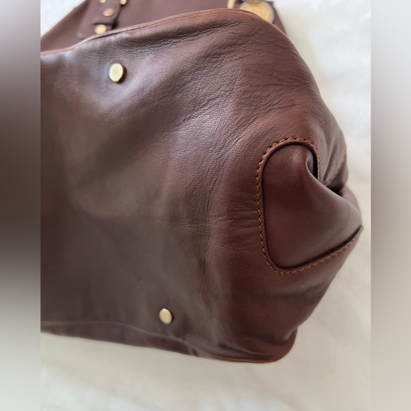 Lanvin Tote Carryall w Gorgeous Hardware Very Good Condition - Picture 3 of 16